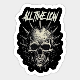 ALL TIME LOW MERCH VTG Sticker